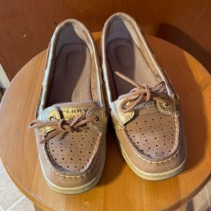 Sperry Top-Sider Angelfish Linen Women’s Slip-on Boat Shoe Size 6.5